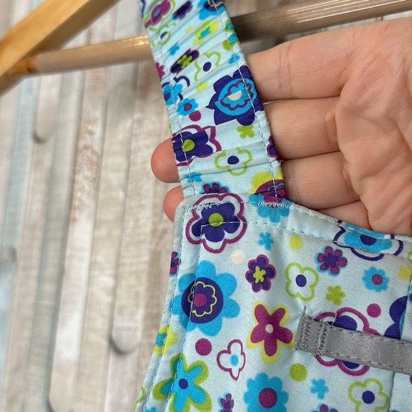 Hanna Andersson 8 130 Floral Insulated Snow Overalls Snowsuit Pants Winter Ski - Picture 5 of 10